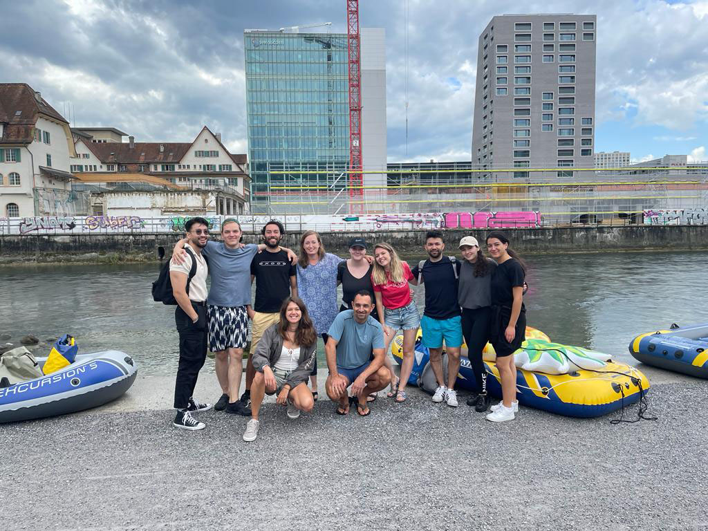 Lab boat outing with surprise thunderstorm September 2022