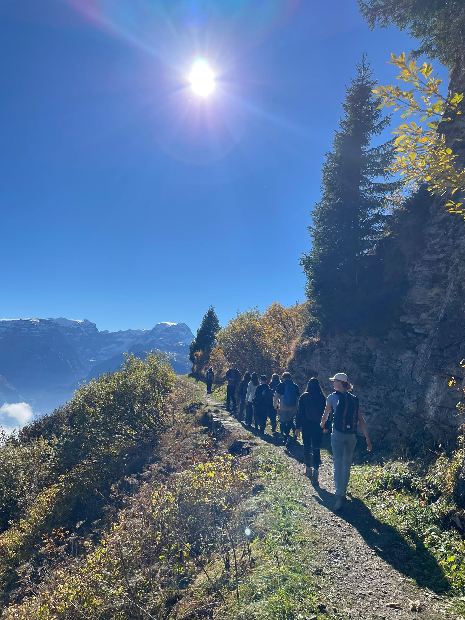 Lab autumn hike in Braunwald, October 2025
